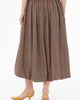 Gizia Gizia Balloon Midi Skirt with Logo Pattern Detail - 2