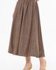 Gizia Gizia Balloon Midi Skirt with Logo Pattern Detail - 3