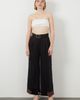 Gizia Gizia Belted Wide-Leg Tencel Pants with Side Pockets - 1