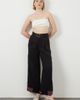 Gizia Gizia Belted Wide-Leg Tencel Pants with Side Pockets - 2