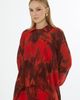 Gizia Gizia Collared Patterned Relaxed-Fit Blouse with - 2