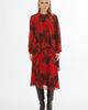 Gizia Gizia Collared Patterned Relaxed-Fit Blouse with - 3