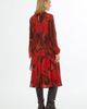 Gizia Gizia Collared Patterned Relaxed-Fit Blouse with - 4