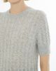 Gizia Gizia Crew Neck Short-Sleeve Wool Cashmere Sweater - 2
