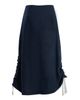 Gizia Gizia Dark Navy Button-Closure Maxi Skirt - 1