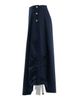 Gizia Gizia Dark Navy Button-Closure Maxi Skirt - 2