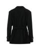 Gizia Gizia Double-Breasted Belted Wool Blend Jacket - 2