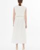 Gizia Gizia Ecru A-Line Midi Skirt - 4