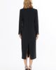 Gizia Gizia Elegant Slit-Sleeve Midi Dress with Metal Detail - 4