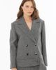 Gizia Gizia Front Button Wool-Blend Cropped Tailored Jacket - 1