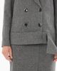 Gizia Gizia Front Button Wool-Blend Cropped Tailored Jacket - 2
