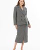 Gizia Gizia Front Button Wool-Blend Cropped Tailored Jacket - 3