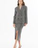 Gizia Gizia Front Button Wool-Blend Cropped Tailored Jacket - 4