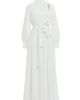 Gizia Gizia Gathered Detail Beaded Long Unlined Dress - 1