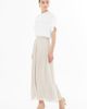 Gizia Gizia High-Waist Flowing Chiffon Pleated Midi Skirt - 4
