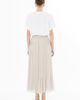 Gizia Gizia High-Waist Flowing Chiffon Pleated Midi Skirt - 5