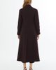 Gizia Gizia Long Coat with Back Vent and Notch Lapel - 2