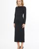 Gizia Gizia Maxi Dress with Neckline Trim Accessory and Zippers - 1
