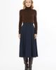 Gizia Gizia Pleated Skirt with Back Concealed Zip Closure - 1