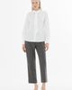 Gizia Gizia Printed Shirt with Tie-Neck Detail - 1