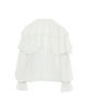 Gizia Gizia Ruffled Long-Sleeve Blouse with Elasticated Cuffs - 2