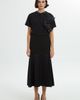 Gizia Gizia Sequin Upper Side-Zip Black Statement Midi Skirt  - 1