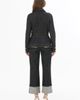 Gizia Gizia Shirt Collar Button-Front Cotton Blend Layering Jacket - 3