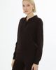 Gizia Gizia Shirt Collar Button-Front Wool Cashmere Cardigan - 3