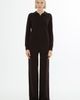 Gizia Gizia Shirt Collar Button-Front Wool Cashmere Cardigan - 5