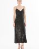Gizia Gizia Sleek Satin V-Neck Spaghetti Strap Dress - 4