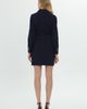 Gizia Gizia Striped Cotton Mini Shirt Dress with Gold Buttons - 2