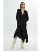 Gizia Gizia V-Neck Long Sleeve Blouse with Cuff Accessory - 1