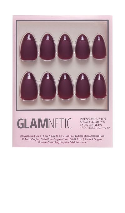 Glamnetic Glamnetic Merlot Short Almond