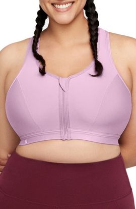 Glamorise Glamorise Full Figure Zip-Up Sports Bra