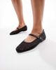 Glamorous Glamorous ballet flats in mesh black polka dots - 2
