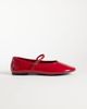 Glamorous Glamorous ballet flats in red patent - 1