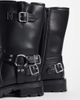 Glamorous Glamorous biker mid ankle boots in black - 2