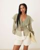 Glamorous Glamorous boho blouse in sage green - 1