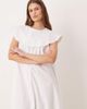 Glamorous Glamorous boho throw on ruffle detailing midaxi dress in white poplin - 2