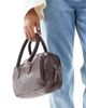 Glamorous Glamorous bowler bag with detachable crossbody strap in chocolate brown - 3