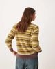 Glamorous Glamorous boxy fit fluffy cardigan in olive brown stripes-Multi - 4