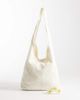 Glamorous Glamorous broderie shoulder tote bag in white - 2