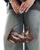 Glamorous Glamorous buckle detail shoulder bag in brown - 3