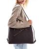 Glamorous Glamorous buckle detail shoulder bag in chocolate brown - 1