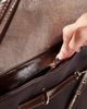 Glamorous Glamorous buckle detail shoulder bag in chocolate brown - 3