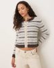 Glamorous Glamorous button down baby cardigan in brown multi stripes - 1