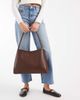 Glamorous Glamorous clean tote shoulder bag in dark brown - 3