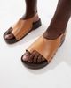 Glamorous Glamorous clog sandals in tan-Brown - 1