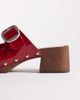 Glamorous Glamorous clogs in red suedette - 3