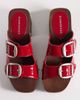 Glamorous Glamorous clogs in red suedette - 4